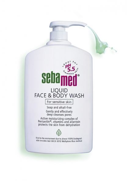 SebaMed Face & Body Wash 1000ml x6